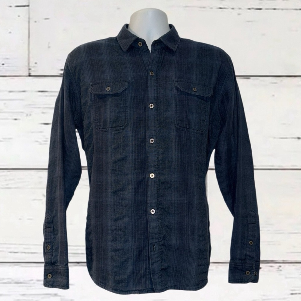 Kuhl Men's Casual Button Down Shirt - Dark Blue